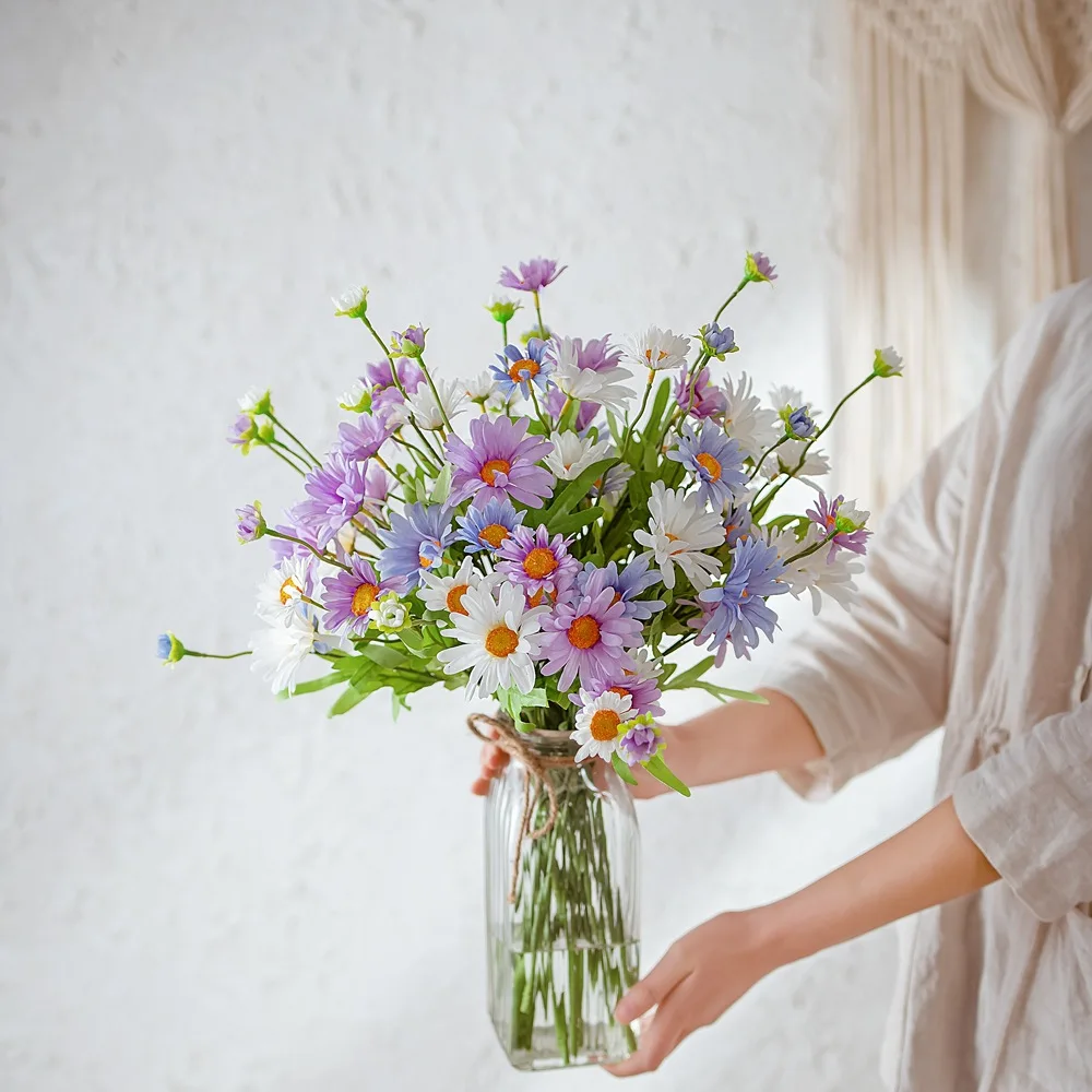 

Multi-headed wild chrysanthemum artificial flowers home wedding decoration party event layout