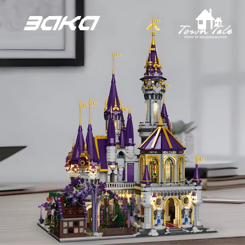 Medieval Castle Model Blocks MOC 33210 Creative Ideas Royal Palace Architecture Building Bricks Gift DIY Toy Set Kids Boys Girls