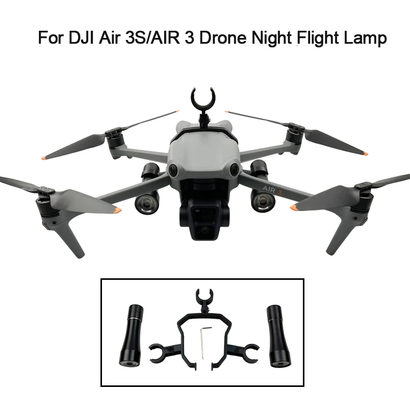 DJI 에어 3S/AIR 3 드론 야간 비행 램프 탐색 가이드 라이트, 사진 필 램프 손전등, AIR3S 드론 액세서리 