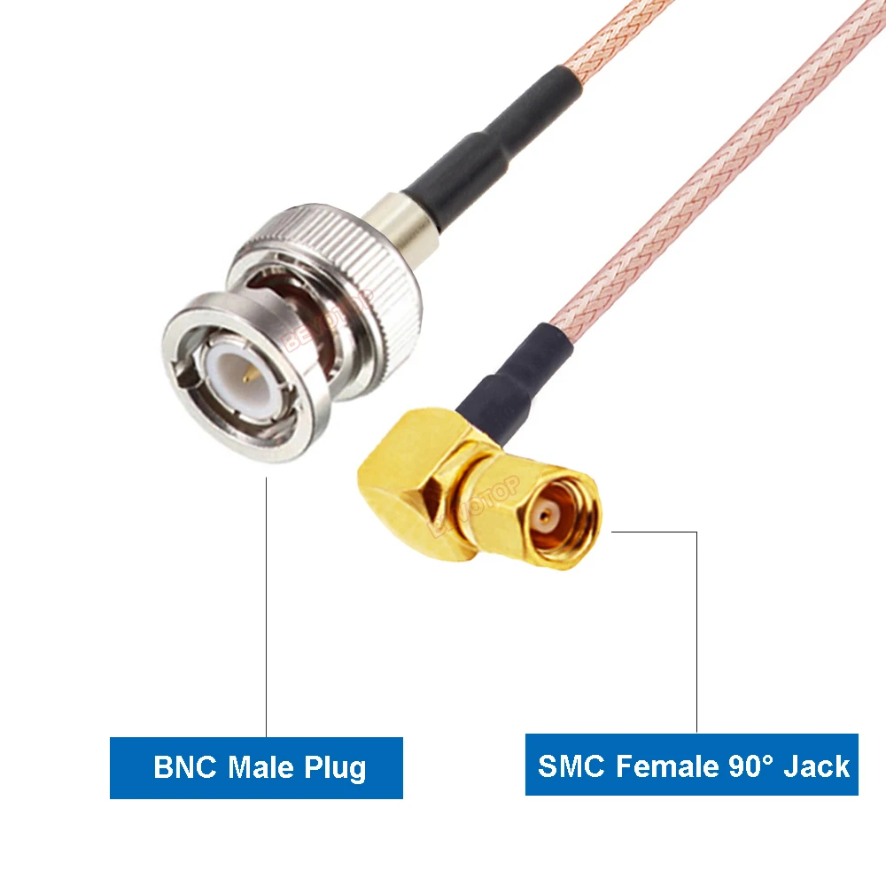 BNC to SMC Cable RG316 SMC Male/Female to BNC Male/ Female Connector RG-316 RF Coaxia Pigtail 50Ohm Low Loss Extension Jumper