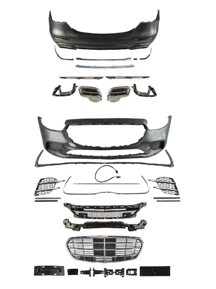 

Front bumper Rear bumper for Mercedes-Benz E300L 2021-2023 models changed to S450 models Big surround Body kit Car Accessories