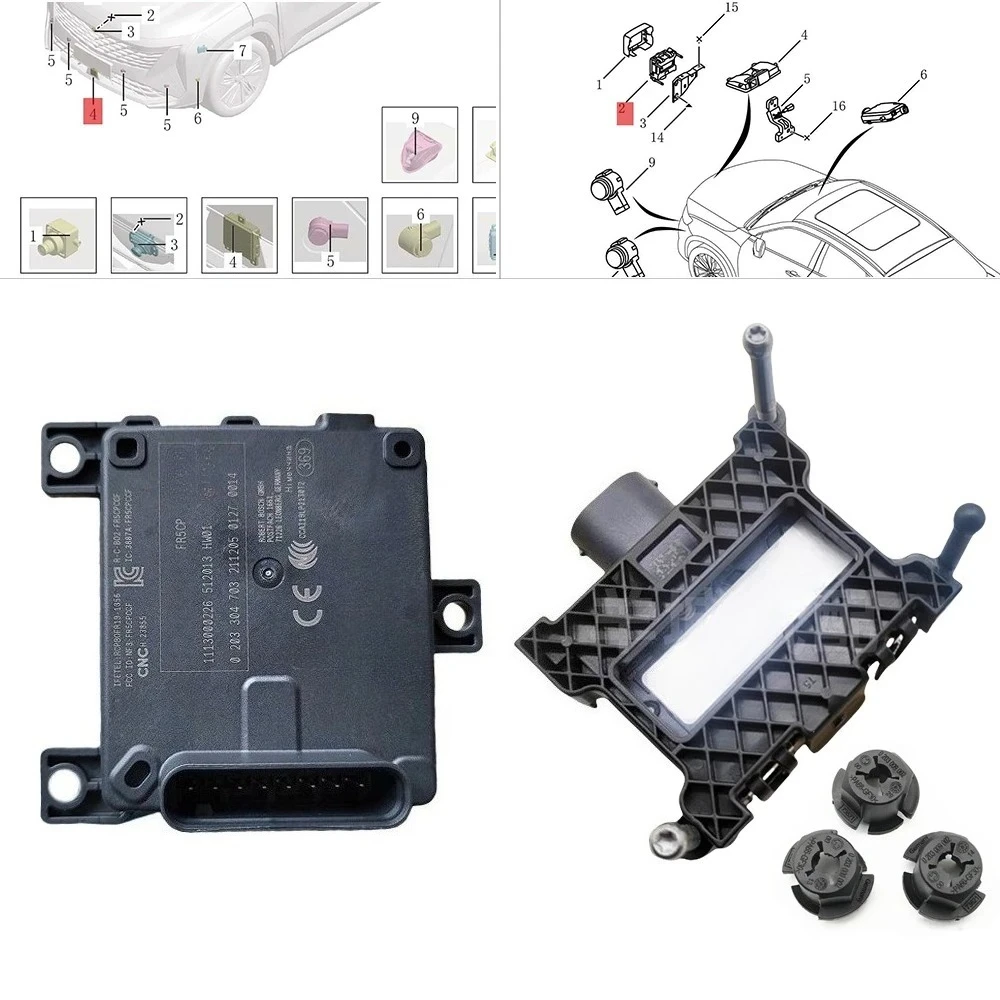 

Модуль управления радарным датчиком расстояния (микроволновым) адаптивного круиз-контроля (ACC) для Geely Atlas Pro, Boyue, Tugella, Xingyue