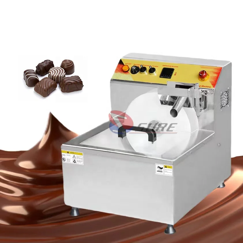 Small Chocolate Tempering Machine Chocolate Tempering and Moulding Machine Melting to Melt Chocolate Machine