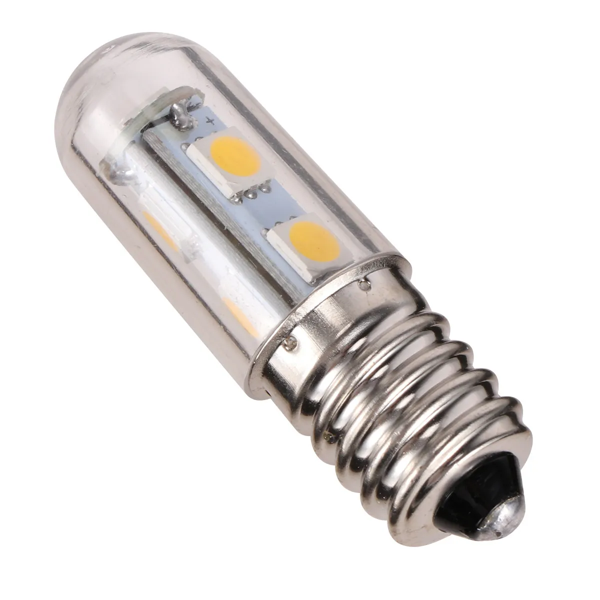 2Pcs LED Refrigerator Light Bulb E14 Base 220V White Bright Long Life Fridge Range Hood Sewing Machine Lamp Replacement