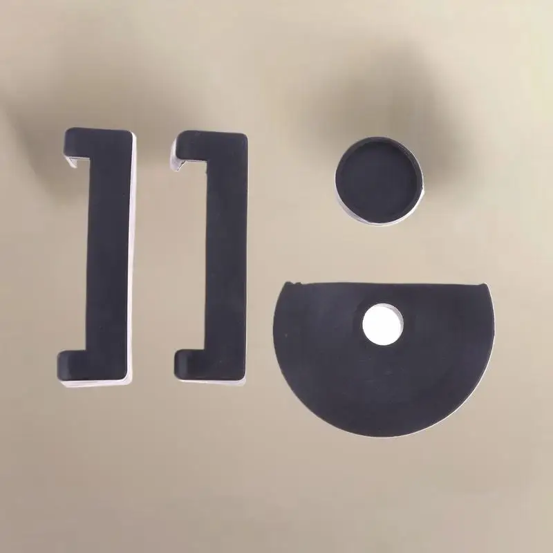 جوانات مطاطية عالية الجودة مع وسادات ملزمة صغيرة مقاس 50/60/70/80 مم - مجموعة من 4 قطع، مضادة للانزلاق ومضادة للقرصة