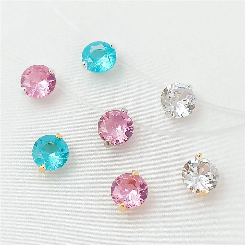 قلادة من الزركون المطلي بالذهب عيار 14 قيراط، على شكل نجمة حورية البحر على شكل دموع سوار ذاتي الصنع قلادة إكسسوار