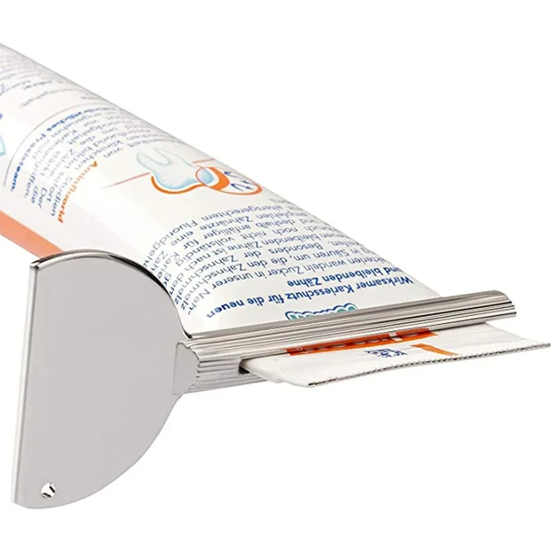 Tube de presse-dentifrice créatif en acier inoxydable, ensemble d'accessoires de salle de bains, teinture de couleur de cheveux, presse-peinture cosmétique en forme de clé