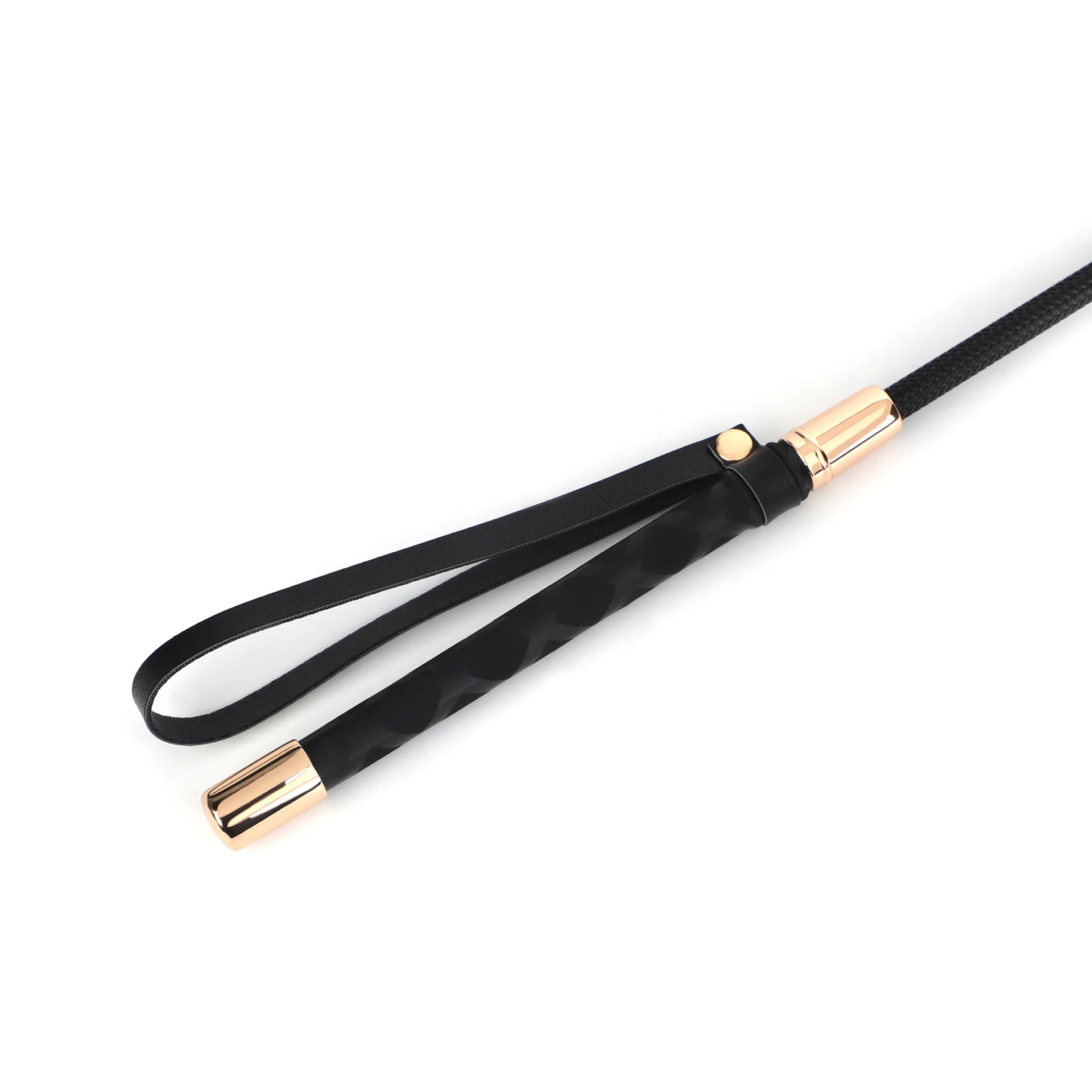 سوط حصان من السيليكون مصنوع من جلد البولي يوريثان مقاس 52 سم - مضرب فروسية لركوب الفروسية، وتدابير محاصيل ركوب الخيل #3