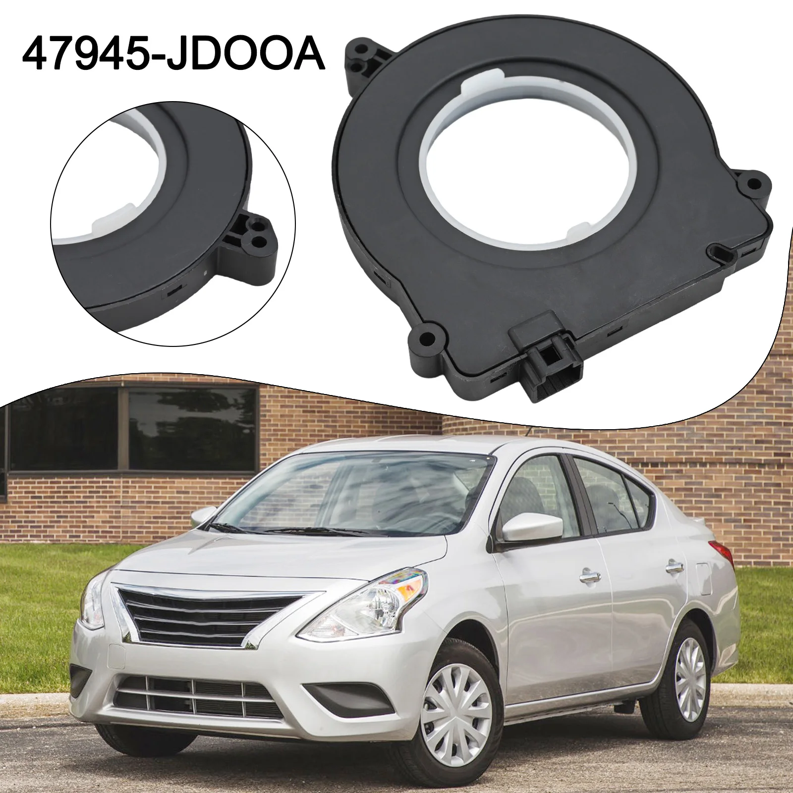 1*Black Plastic Steering Angle Sensor Fit For Nissan- Versa- 2011~2012/ 350Z 2007~2008 #47945-JD000 New Car Steering Module