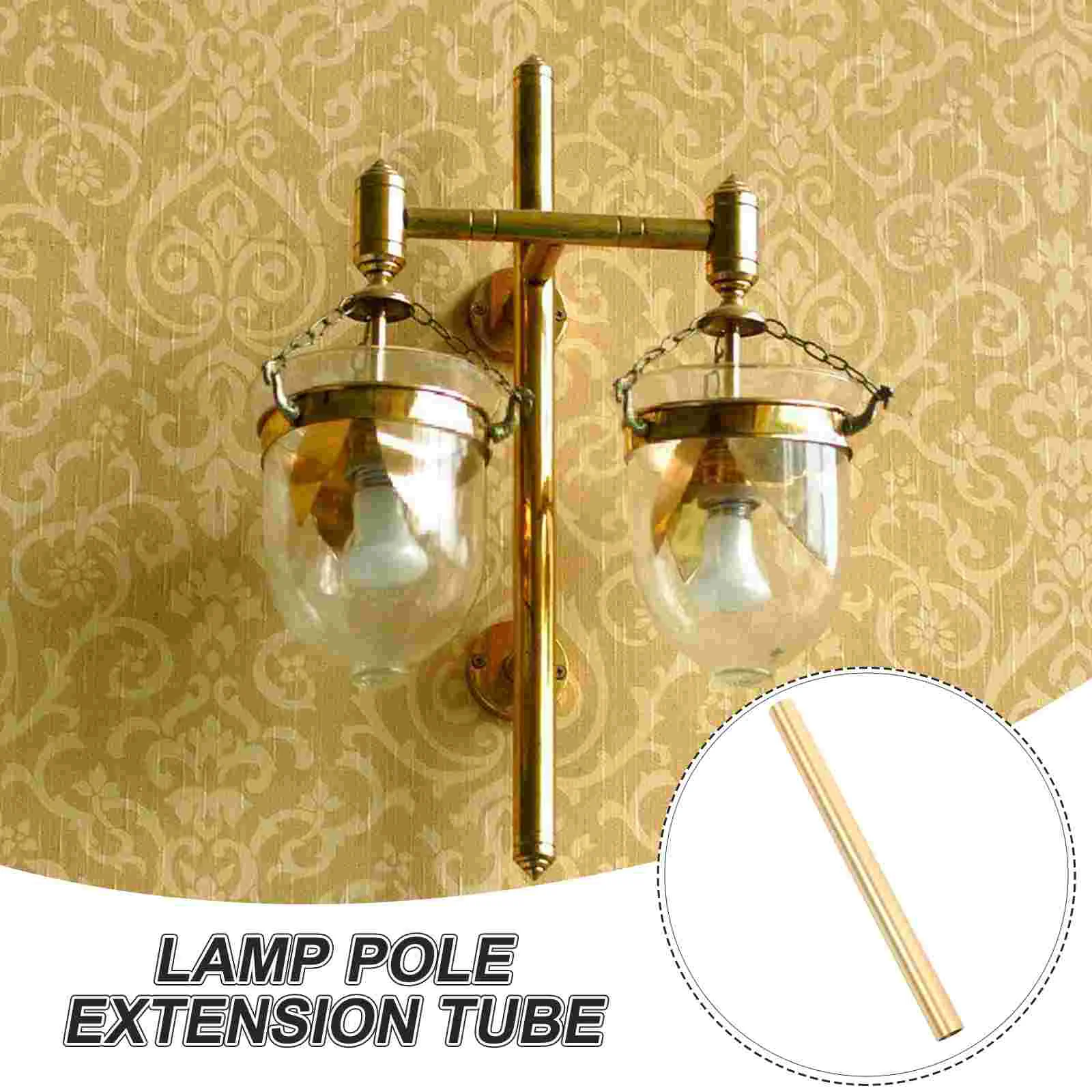 Threaded Extension Rod 6 Inch Lighting Fixture Downrods Pendant Light Island Chandeliers Wall Lamp Lighting