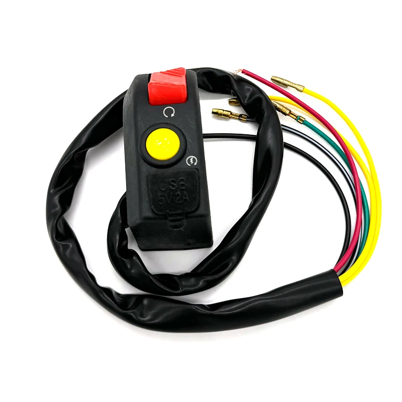 Motorcycle Switches With USB Charge 7/8\