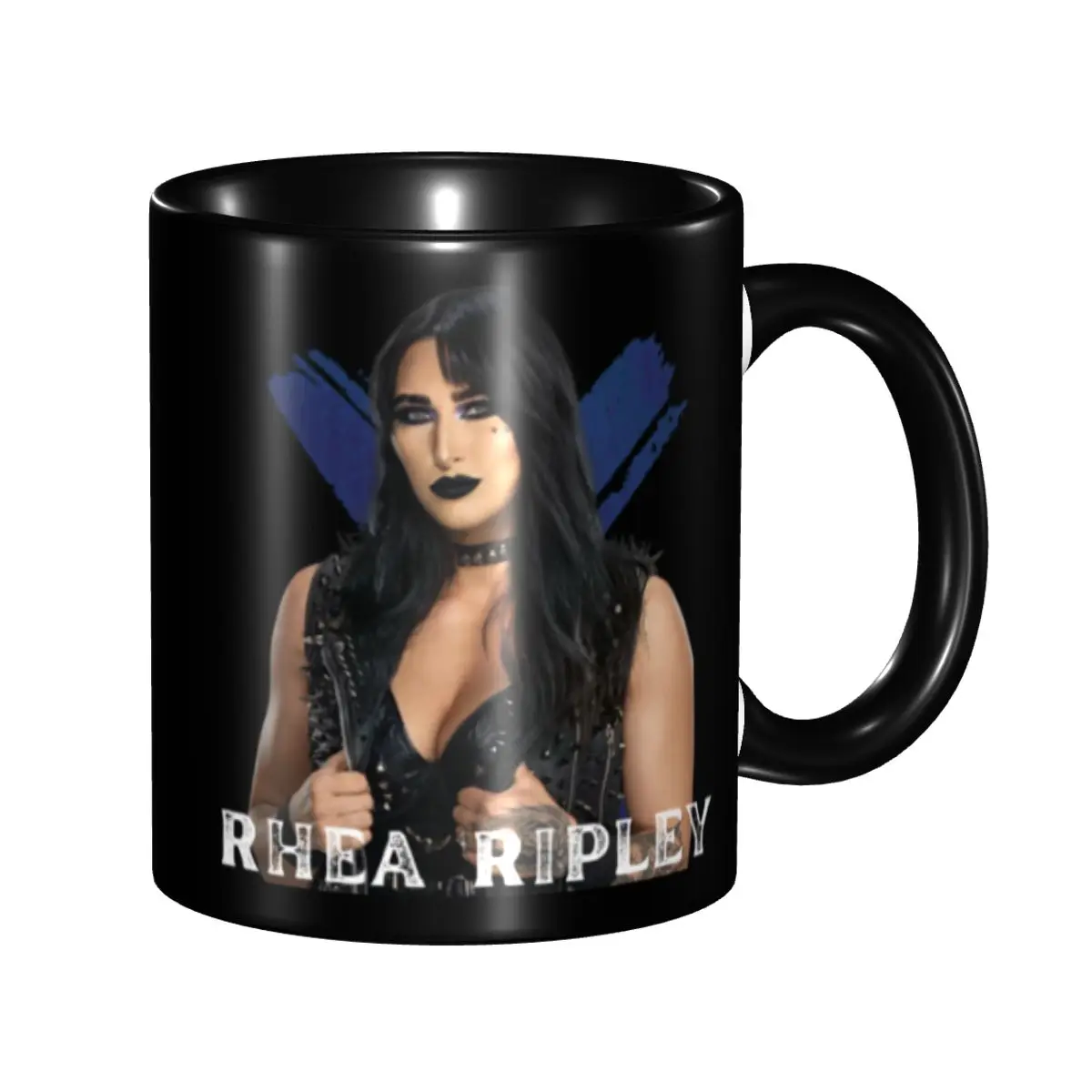 

Personalized Wrestler Rhea Ripley Coffee Mugs DIY Ceramic Tea Milk Cup