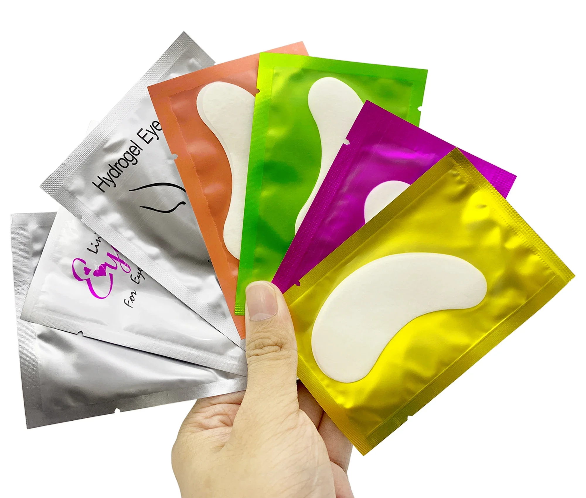 50Pairs Wimper Papier Oog Gel Sticker Wrap Lash Patch Wimper Extension Patches Onder De Ogen Pads Voor Enten Makeup Tools