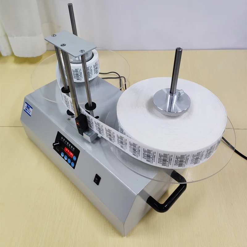 R150 Table Top Rewinding Machine with Counter Small Roll To Roll Rewinder Reel To Reel Label Rewinder with Sticker Counter