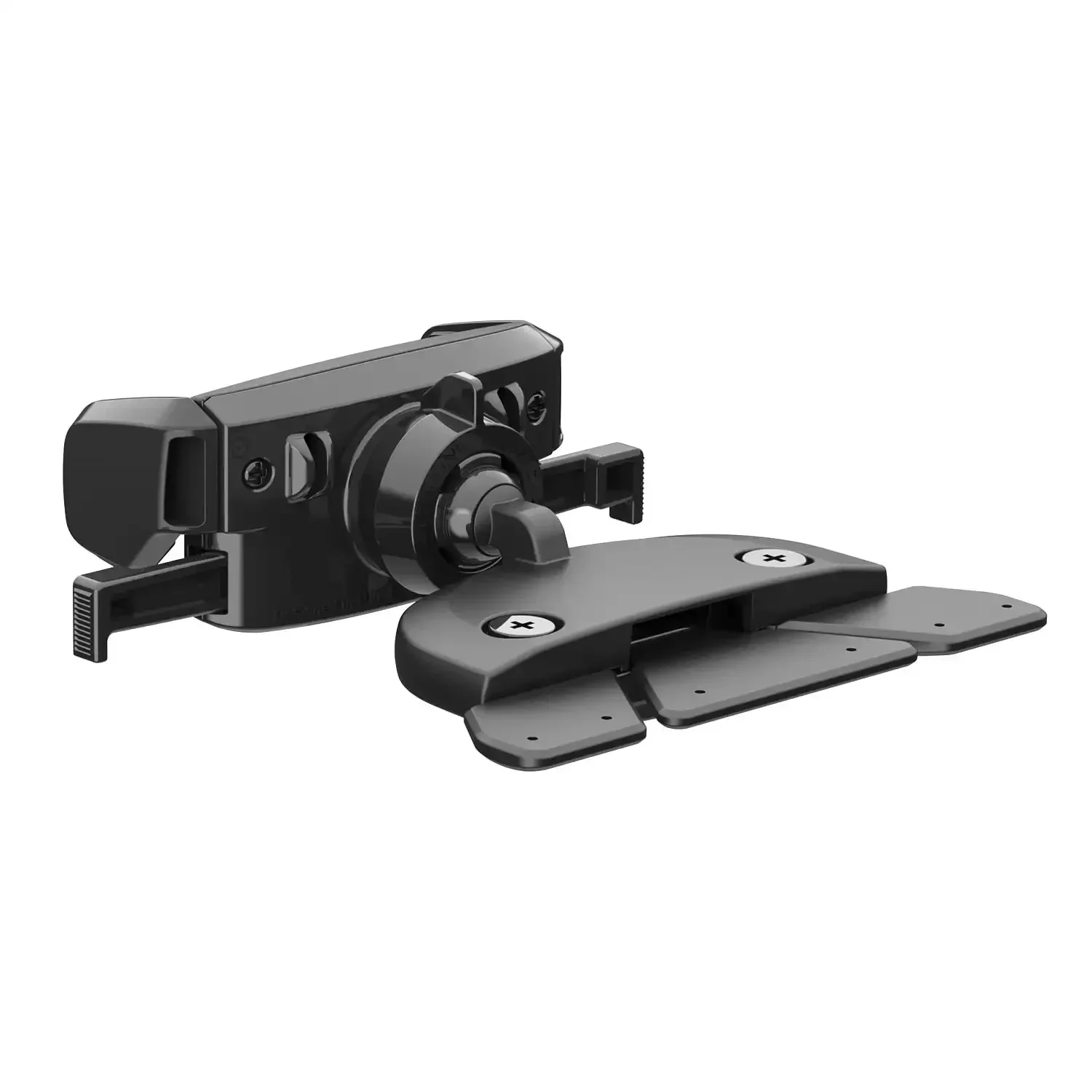 Easy Install Car Phone Holder - Clip into CD Player Slot, Secure Grip for Driving & Navigation