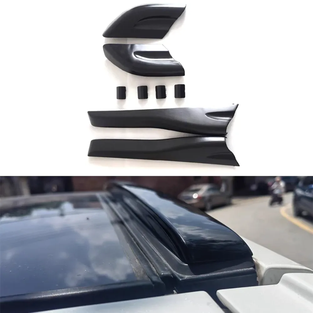 8Pcs Car Roof Luggage Rack Rail End Cover Shell Protector Front/Rear Cap For HYUNDAI TUCSON 2004-2014 872912E000/872922E000