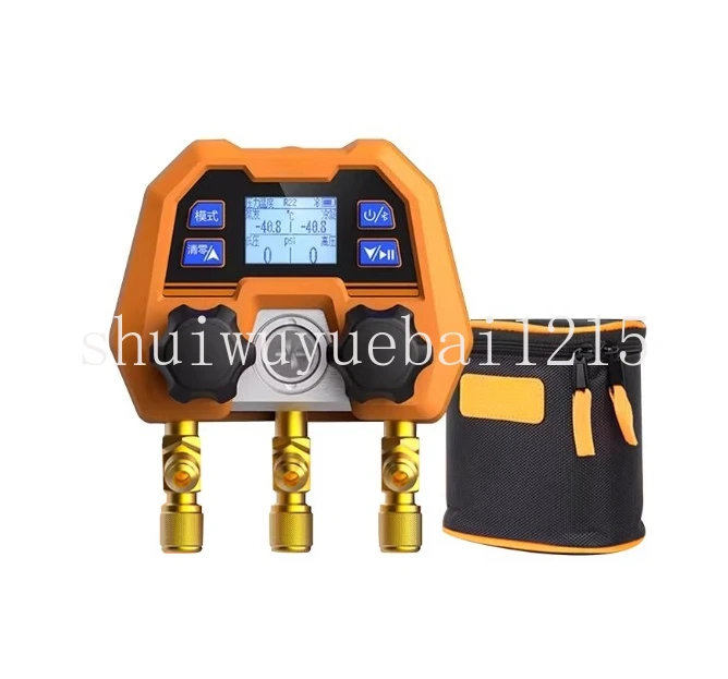 DMG-4B Electronic Pressure Gauge Digital Double Gauge Valve Drop Resistant Pressure Gauge Refrigerant Snow Precision Filling
