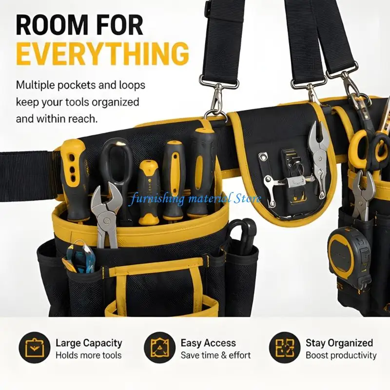 Y5GD Multipurpose Construction Utility constructed Of Tear Resistant Nylon Cloth With X Type Back Support Design