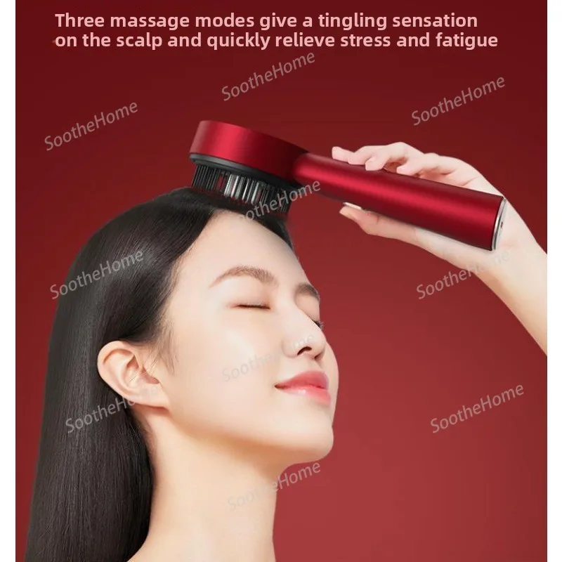 

Электрическая массажная расческа, домашняя расческа для сыворотки кожи головы, расческа против выпадения волос красного света и ухода за волосами