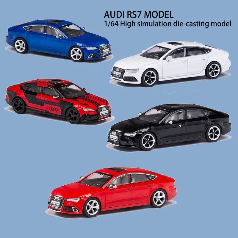 

New 1/64 Model Car RS7 Sports Version Metal Die-casting Model Exquisite High Simulation Collectible Model Cars