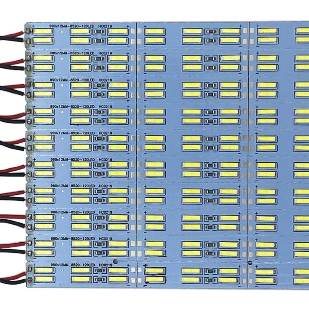 10 sztuk DC12v 8520 LED twardy sztywny pasek listwa LED 20cm 15cm 10cm 5cm 6LEDS 12 leds 24 leds biały/ciepły biały samochód maszynowy