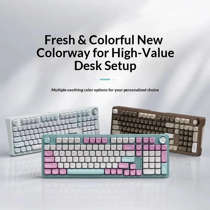 SKN Qinglong 4.0 Ultra Tri-Mode 8K 99 Keys Hot Swappable ZMK Custom Mechanical Keyboard Wireless For Office Gaming PC Laptop