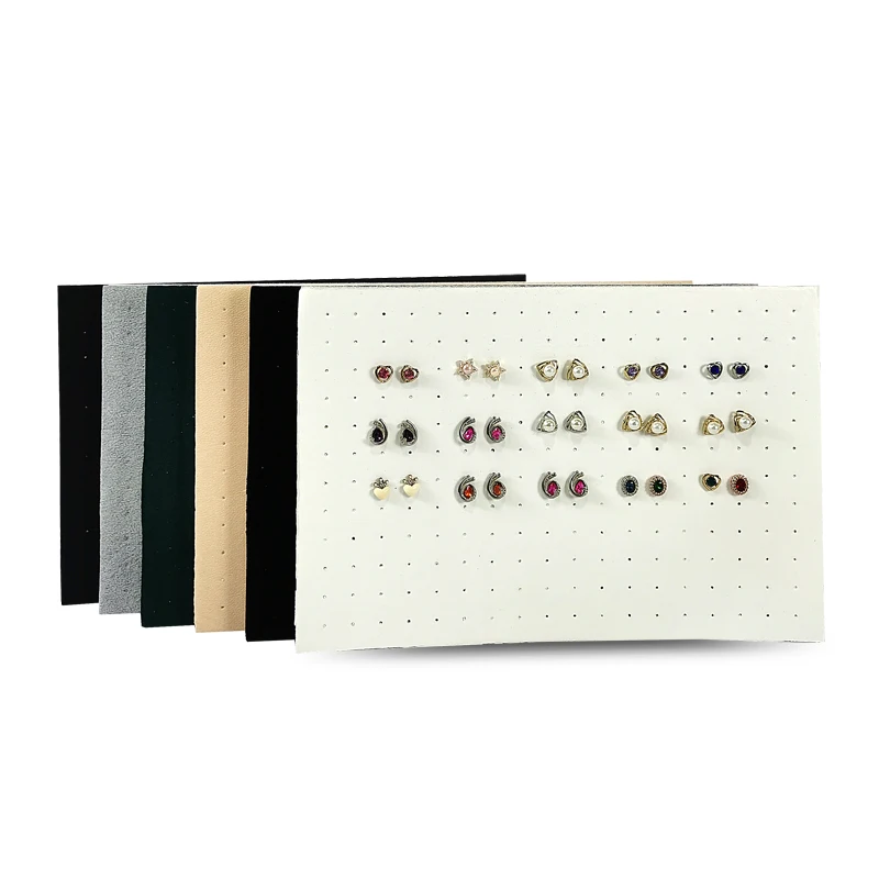 216 Holes Earrings Display Pad Studs Earrings Storage Jewelry Tray Inner Jewelry Box Insert Pad DIY Sponge Mat 33.5*22.5*1cm
