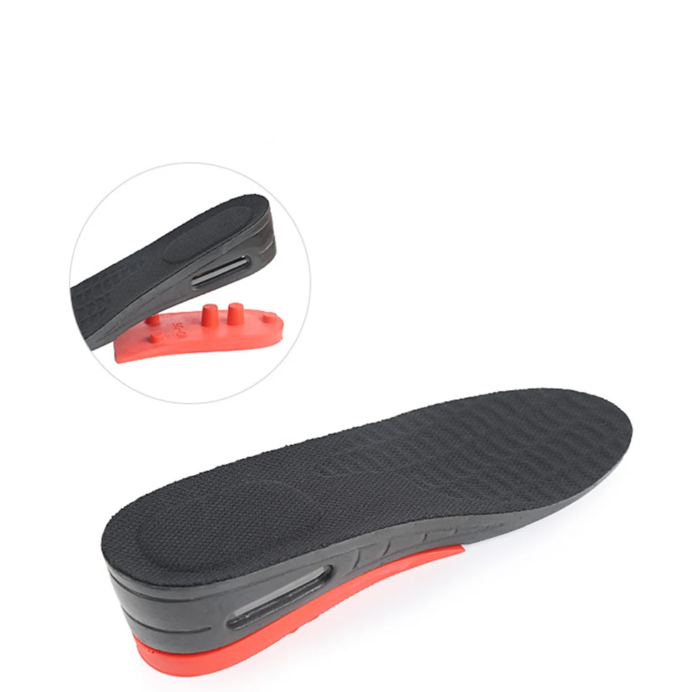 

Heightening Insoles 2 Layer PU Cushion Inserts Shoes Increase Comfort Men Height Pads Taller Heel Lifts Foot Care