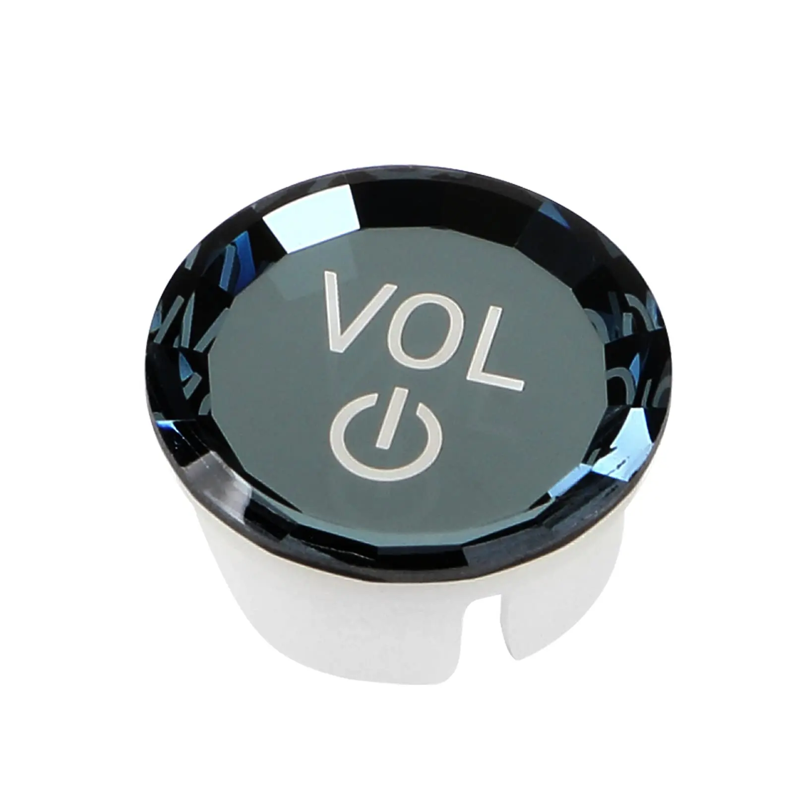 Car Crystal Volume Control Knob Button Replacement Trim ABS Cover Switch For BMW X5 X6 G05 G06 G14 G15 G16 G20 G28 X7 G07 Z4 G29 - view 2