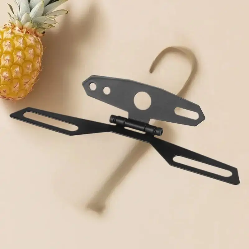 

Motorcycle License Plate Bracket Taillight Mount Support Foldable Number Plate Holder Universal Motorbike Accessories