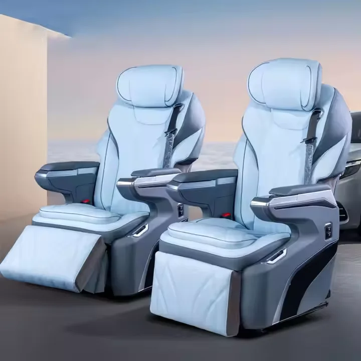 Professional Manufacturer MPV Vip Luxury Van Car Seat With Metal Sponge Leather Cover