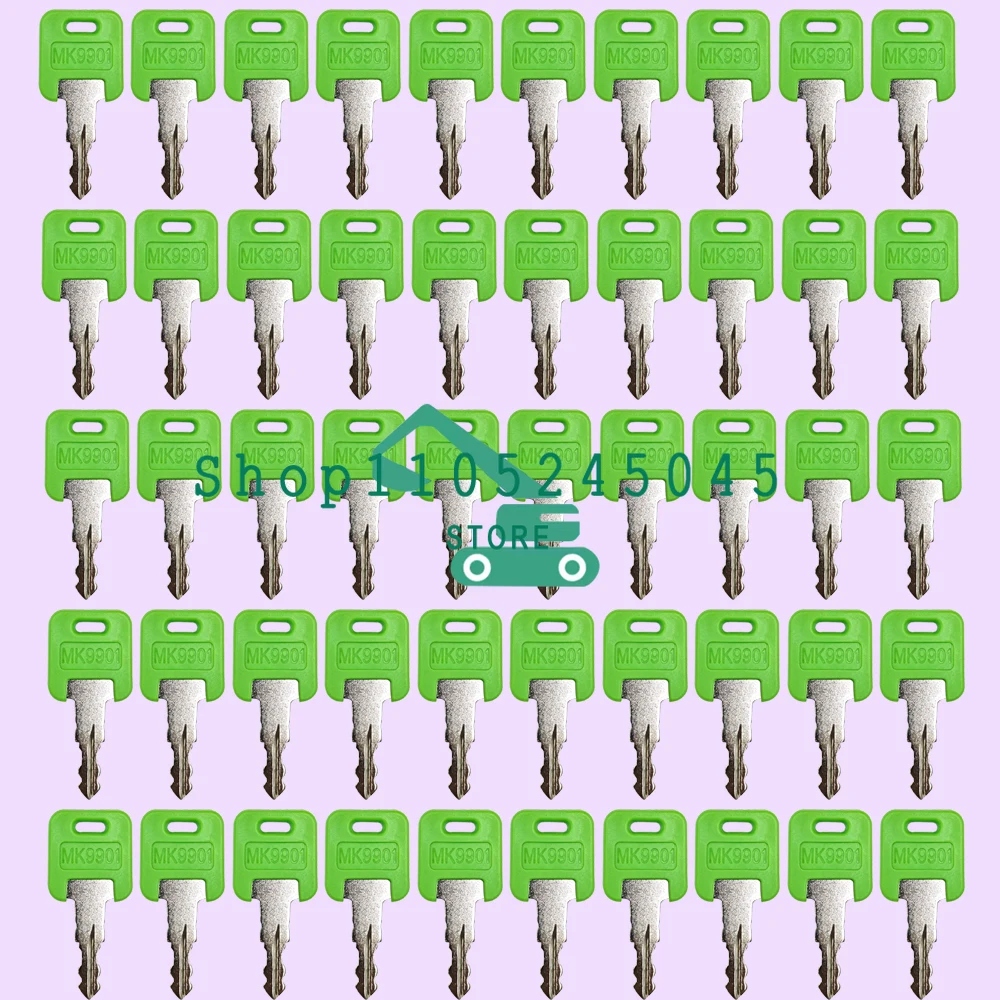 RV Camper Key MK9901 6601 Compatible with FIC Motorhome Master Green CF HF EF Codes Series Durable Parts 50pcs
