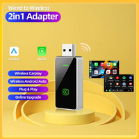 Wireless Carplay Adapter Android Auto Wireless Smart Dongle 2in1 For BMW Benz Audi Kia Hyundai VW Mazda Volkswagen MG Peugeot