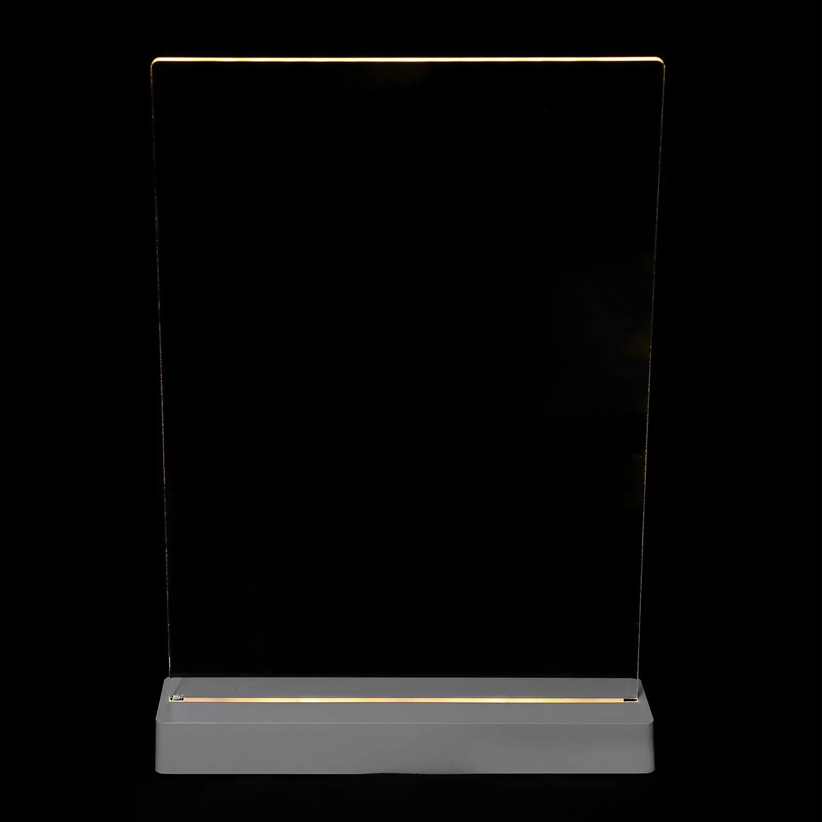 Fluorescent Board LED Writing Pad Lighted Note Display Electronic Memo Desktop Sign Kids Drawing Board Small Blackboard