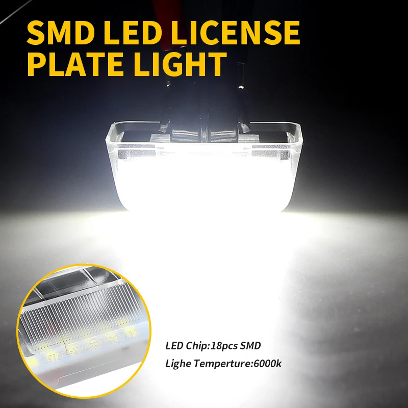 2 шт. задняя лампа номерного знака для Ford Transit MK6 MK7 1985-2013 для Ford Transit Connect 2002-2013 светодиодная подсветка номерного знака