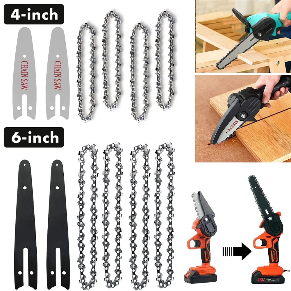 Electric Saw Chain Chainsaw Chain Chains Woodworking Cutter Ergonomic Design High Carbon Steel Special Guide Plate