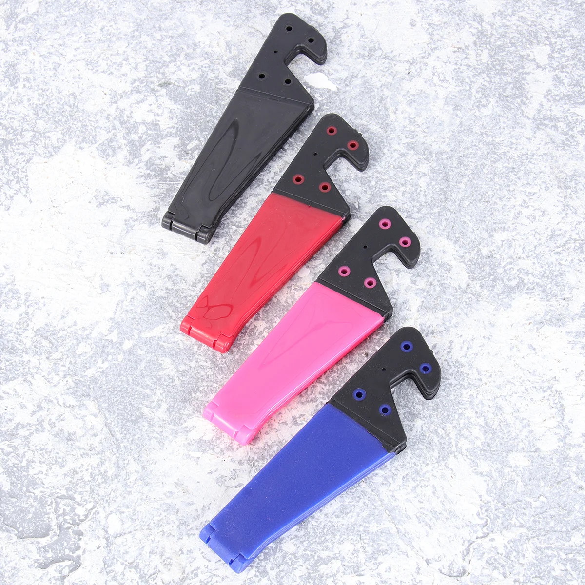 8 pcs Phone Tablet Stand Foldable V Shape Mount Portable Desktop Holder For Travel Coffee Shop Phone Stand Holder