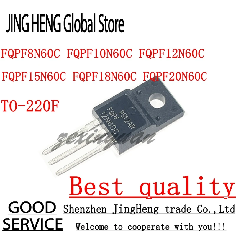 20PCS New  FQPF8N60C FQPF 8N60C FQPF10N60C 10N60C FQPF12N60C 12N60C FQPF15N60C 15N60C FQPF18N60C 18N60C FQPF20N60C 20N60C Mosfet