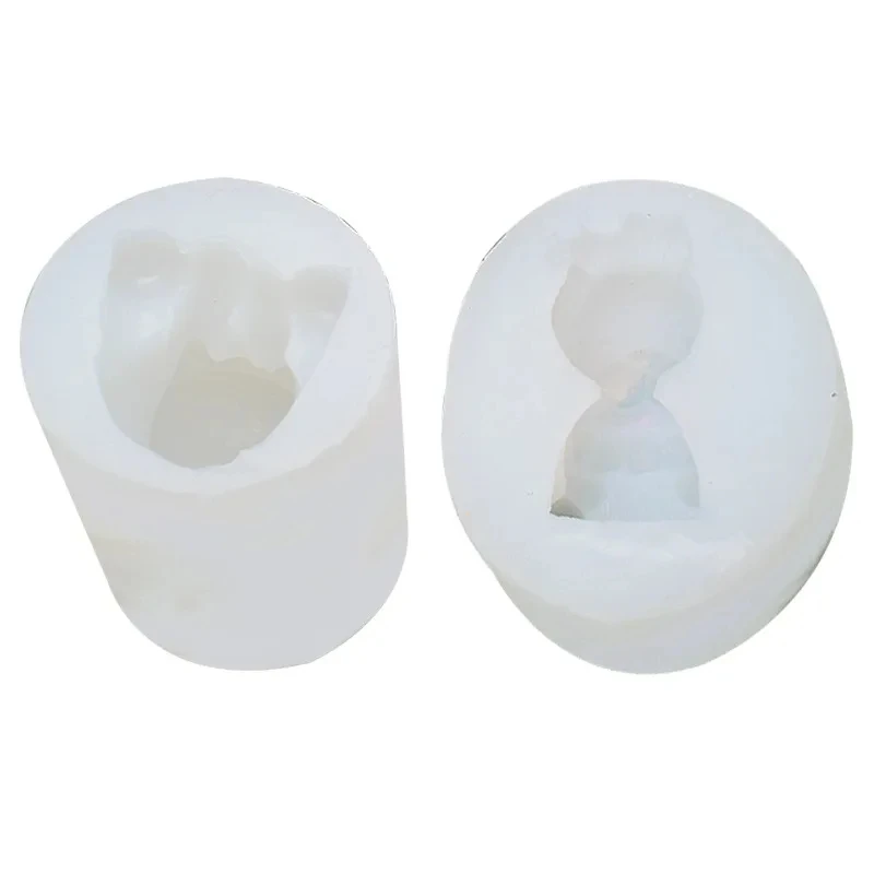 Cute Lion Silicone Candle Mold 3D Animal Soap Plaster Resin Cement Casting Molds DIY Chocolate Ice Cake Baking Tools Home Gift view 2