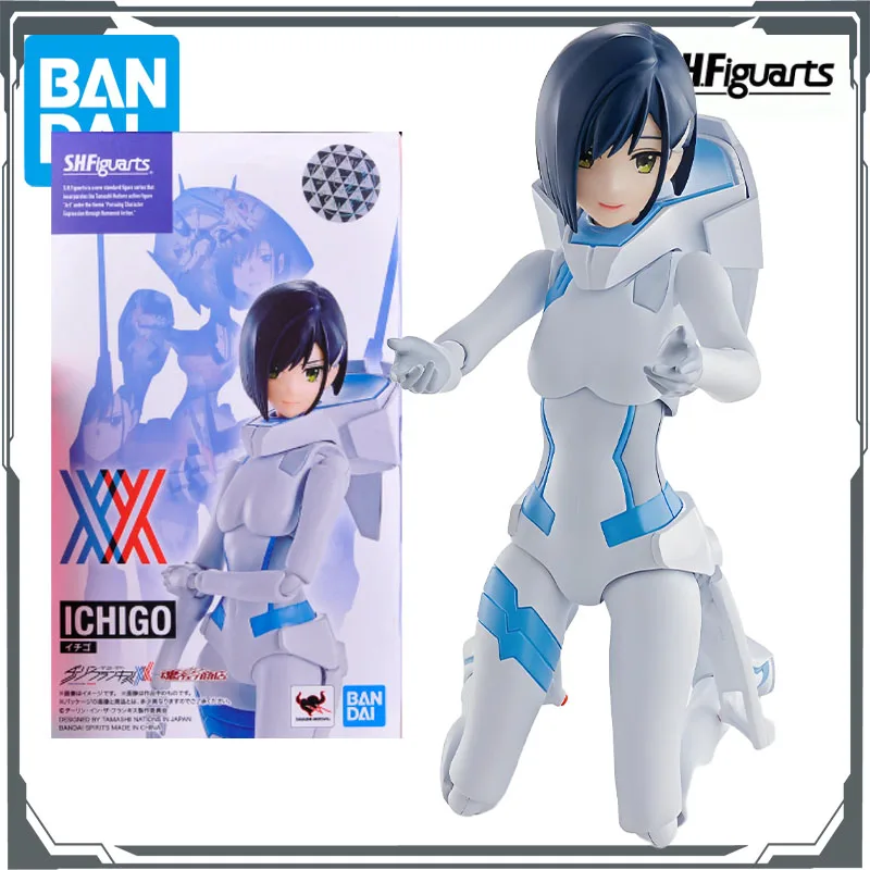 

Bandai Original S.H.Figuarts DARLING in The FRANXX Ichigo аниме фигурки игрушки для мальчиков Рождественский подарок Коллекционная модель украшения