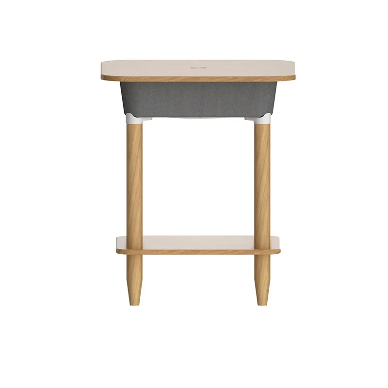 Smart Wireless Charging Side Table with Bluetooth Speaker Multi-Functional Home Furniture