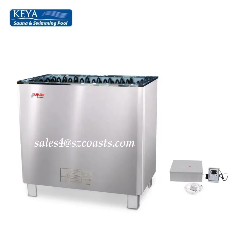 KEYA Commercial 10.5-25kw Electric Sauna Heater 380-415v Modern Design With Dry Steam Function