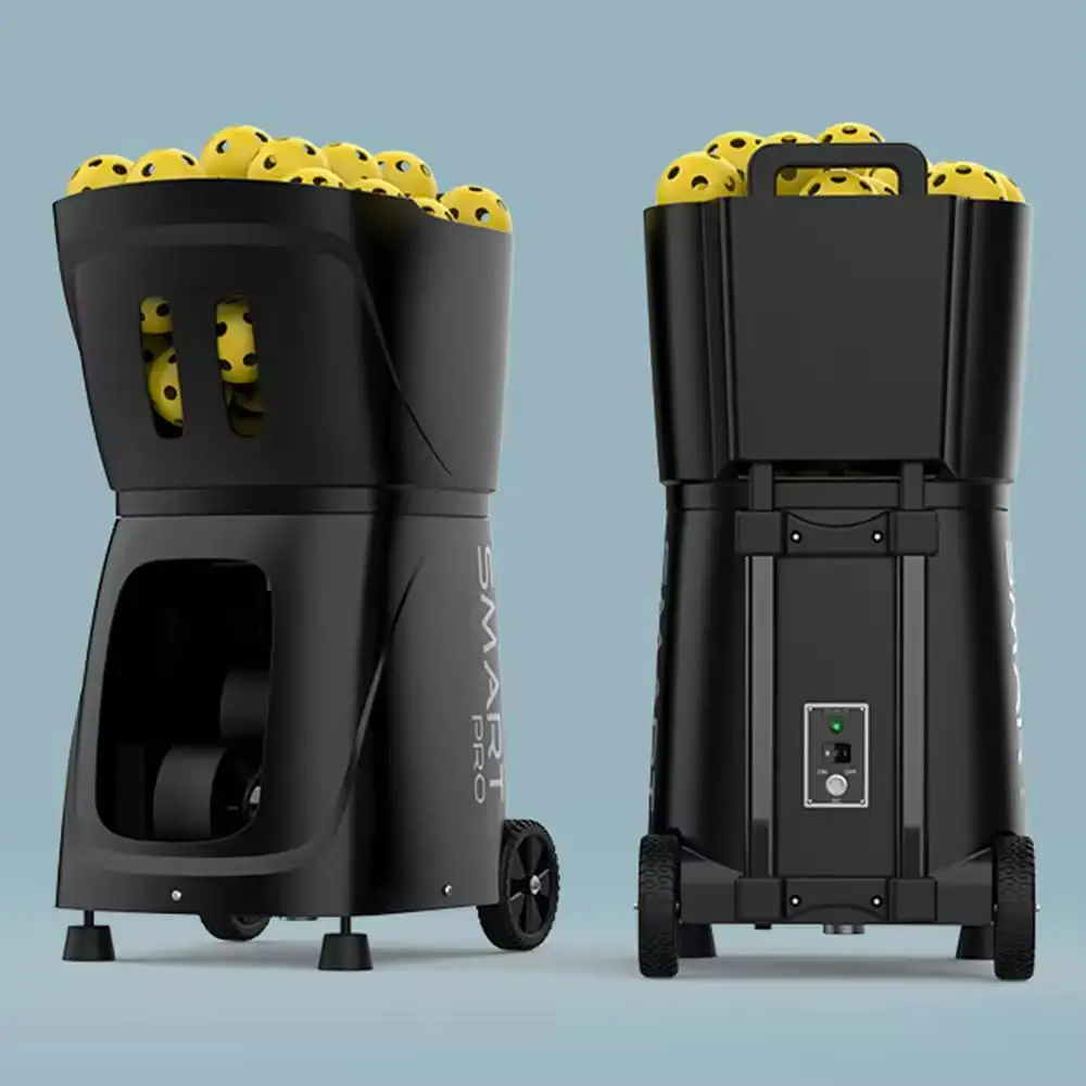 MYT SW-11 Portable PUSUN PP Smart Pro Modern Tennis Ball Machine APP Control Multi-Use Outdoor Training 100 Balls Capacity Child
