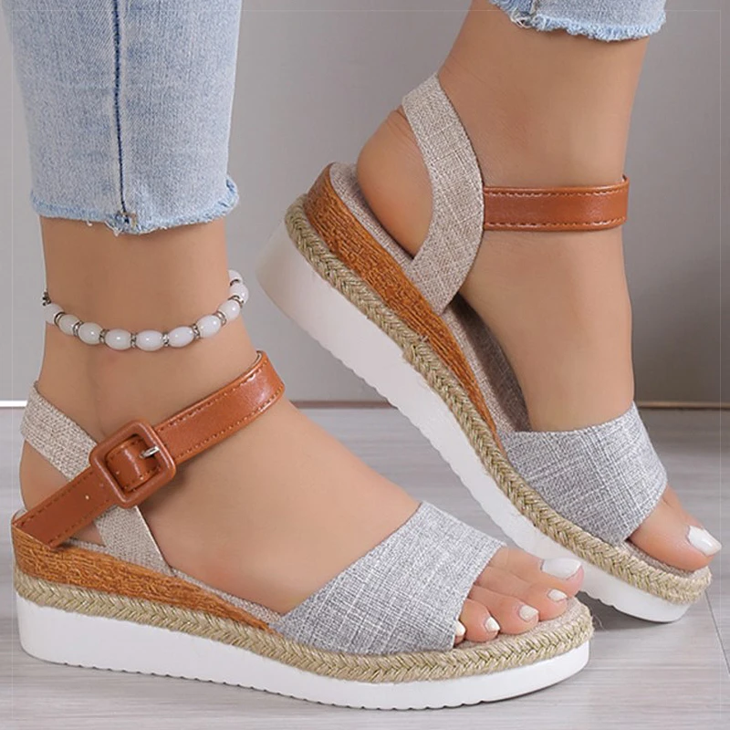 

Sandals Heels Sandalias De Mujer Wedge Heel Women's Sandals Summer 2026 Shoes For Woman Platform Sandals Elegant Summer Shoes
