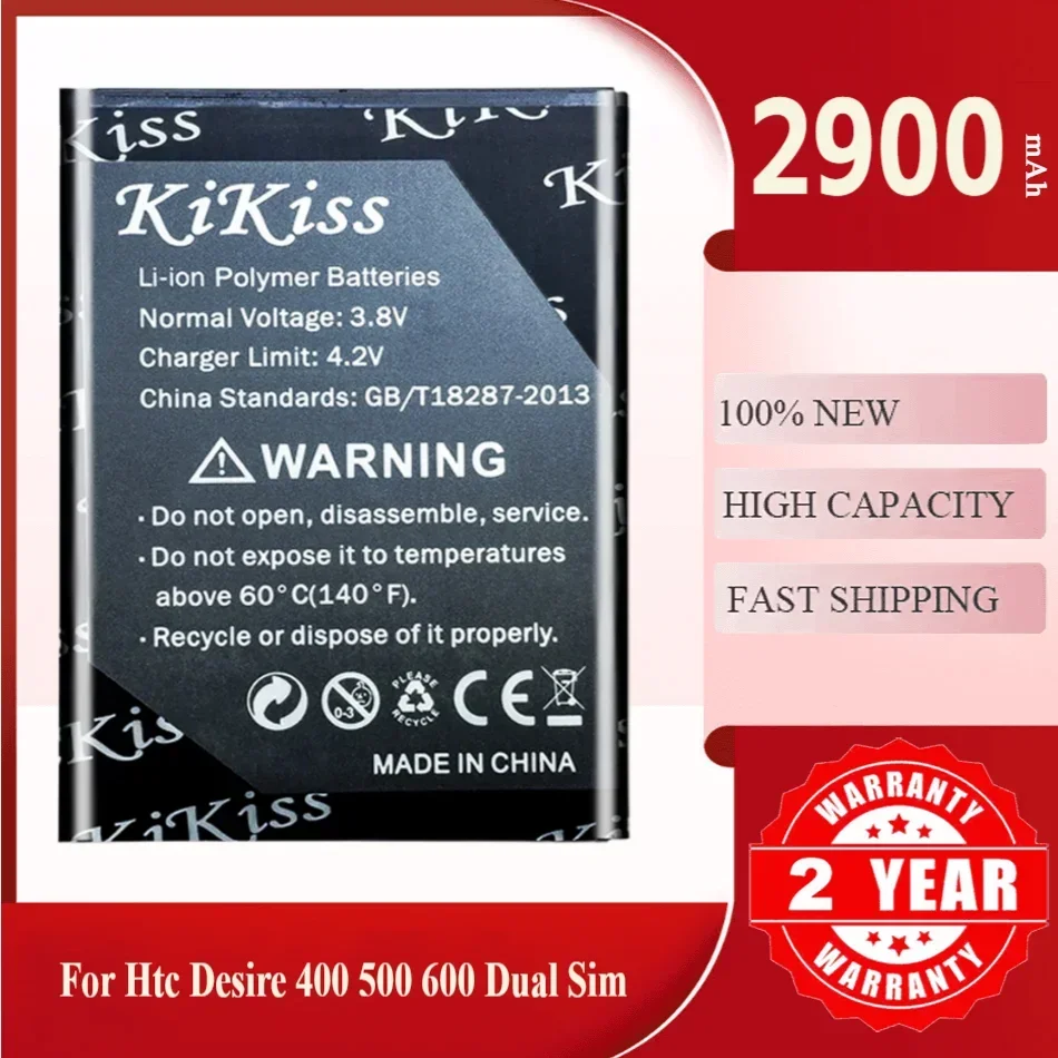 بطارية لهاتف HTC Desire 12 plus 12S 400 500 600 516 526 530 630 601 501 510 626 728 816 620/SV T326e/820 عين صغيرة/HD G10 A9191 #2