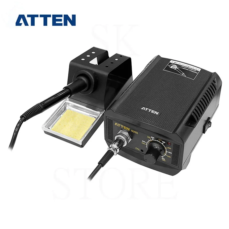 

AT-937A ESD Constant 200～480℃ Temperature Controllable Soldering Station ℃/℉ available & exchangeable Auto-sleep & auto-standby