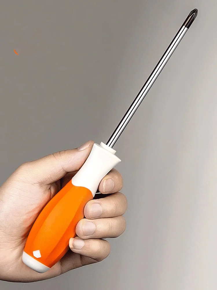 Magnetic Screwdriver Set Phillips Slotted Industrial Grade Rubber Handle Multi Purpose Repair Tool Kit for Home DIY Electronics