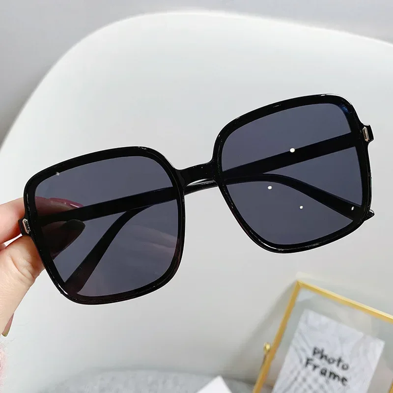 2024 New Oversized Rectangle Sunglasses Women's Fashion Square Sun Glasses Men's Classic Vintage Eyewear UV400 Oculos De Sol