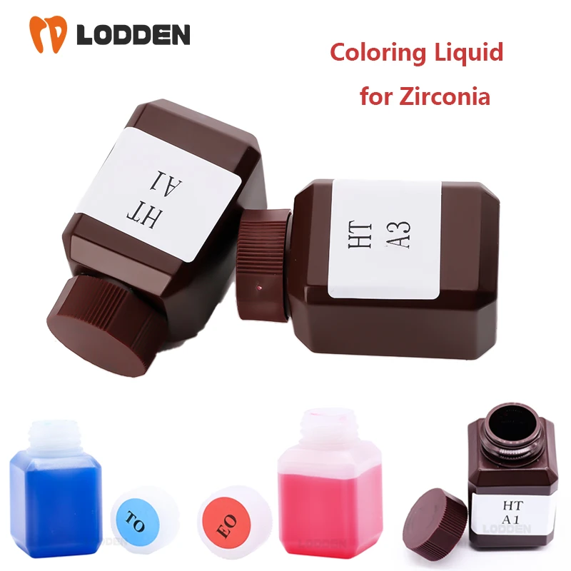 

LODDEN Zirconia Coloring Liquid 50ml ST-W/HT-W VITA 16 Colors Dental Opacity Liquid for CAD/CAM Dental Lab Ceramic Staining