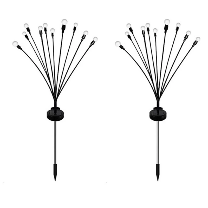 Zonne-Energie Tuinverlichting, Nieuwe Verbeterde Zonne-Zwaaiende Lichten, Zwaaien Door De Wind, Vuurvliegjes Zonne-Energie